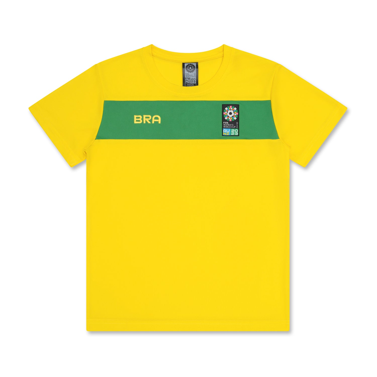 Brazil Women's World Cup 2023 Supporter's Yellow TShirt Unisex